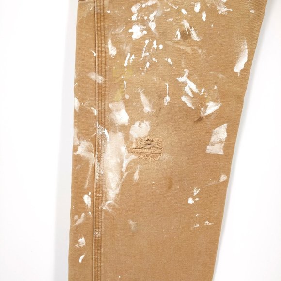 Vintage Carhartt Dungaree Distressed Work Pants 34 - Picture 5 of 9